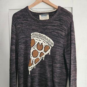 Urban Pipeline - Men's Knit Sweater with PIZZA - Size M Medium